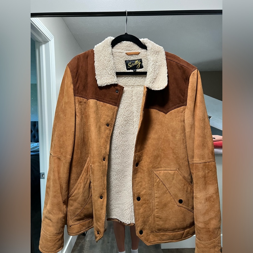 Scully genuine suede leather brand new western jacket/ coat